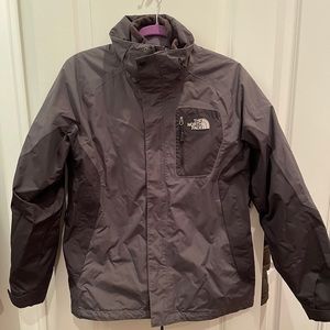 North Face 3 in 1 Hyvent Waterproof Coat without hood